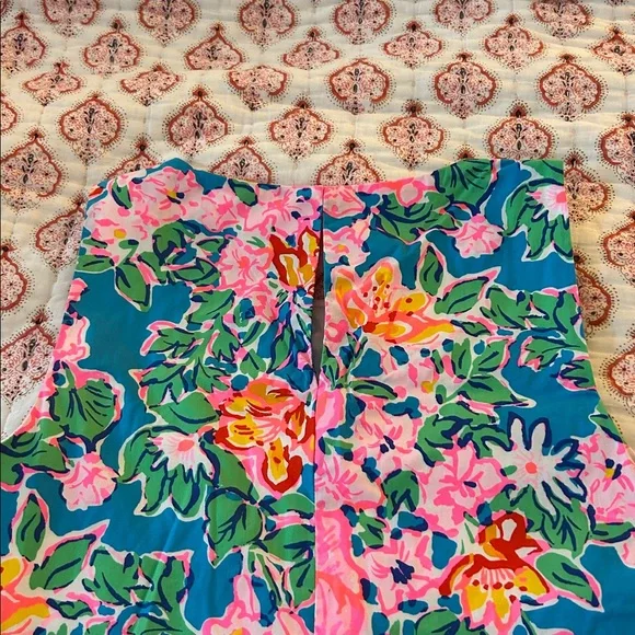 Lilly Pulitzer Pink, Blue, Green Floral dress - Picture 4 of 5